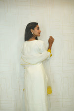 White Ready-to-Wear Ethnic Dress