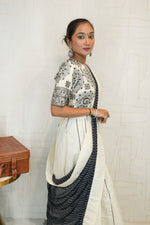 Ivory Black Navratri Lehenga Set