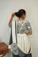 Ivory Black Navratri Lehenga Set