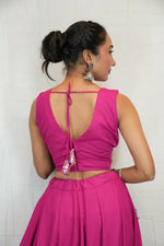 Handcrafted Navratri Lehenga Choli with Lehariya Dupatta