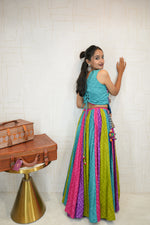 Vibrant Bandhani Navratri Lehenga Set