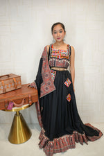 Handcrafted Kutchhi Embroidered Navratri Lehenga Set