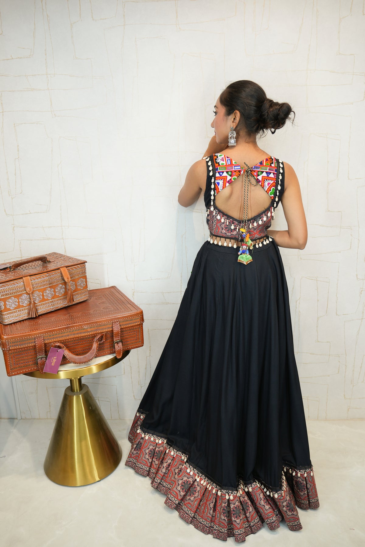 Handcrafted Kutchhi Embroidered Navratri Lehenga Set