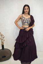 Designer Luxury Embellished Crop Top