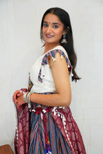 Handcrafted Kutchhi Embroidered Lehenga Set