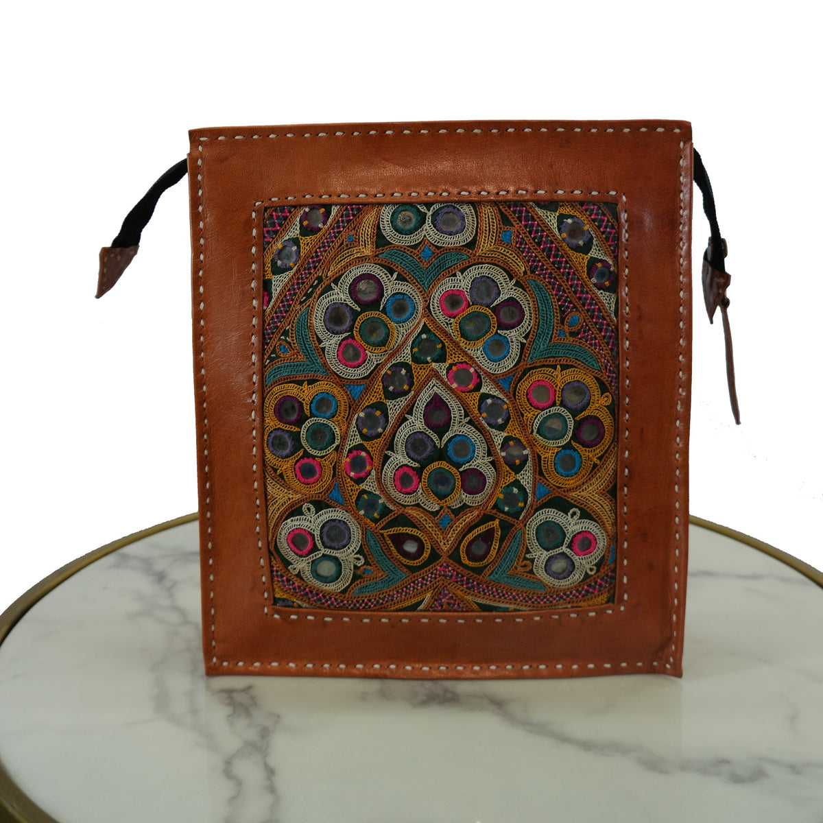 Handcrafted Kutchhi Mirror Embroidered Sling Bag