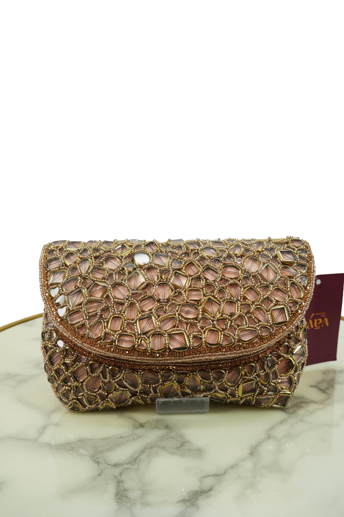 Elegant Handcrafted Beaded Clutch