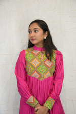 Embroidered Short Kurta with Pant Set