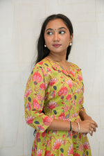 Floral Print Gown