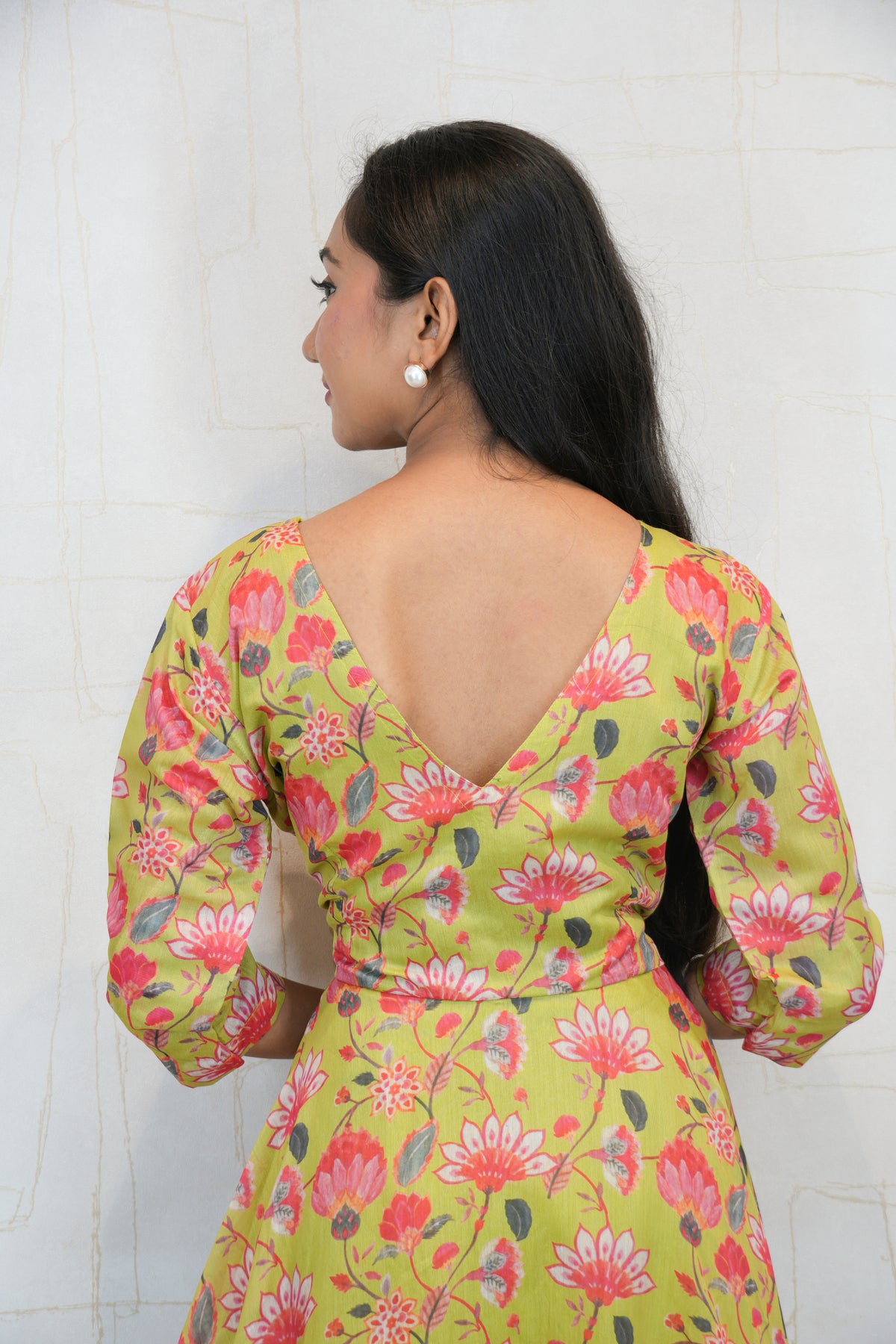 Floral Print Gown