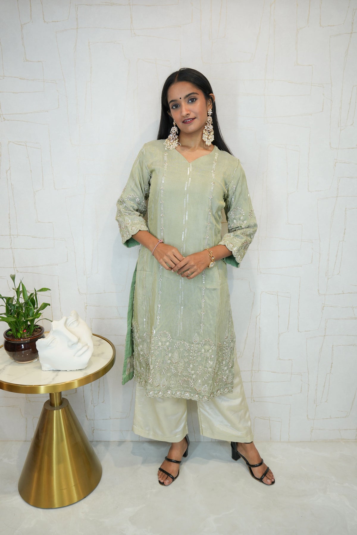 Embroidered Ethnic Kurti