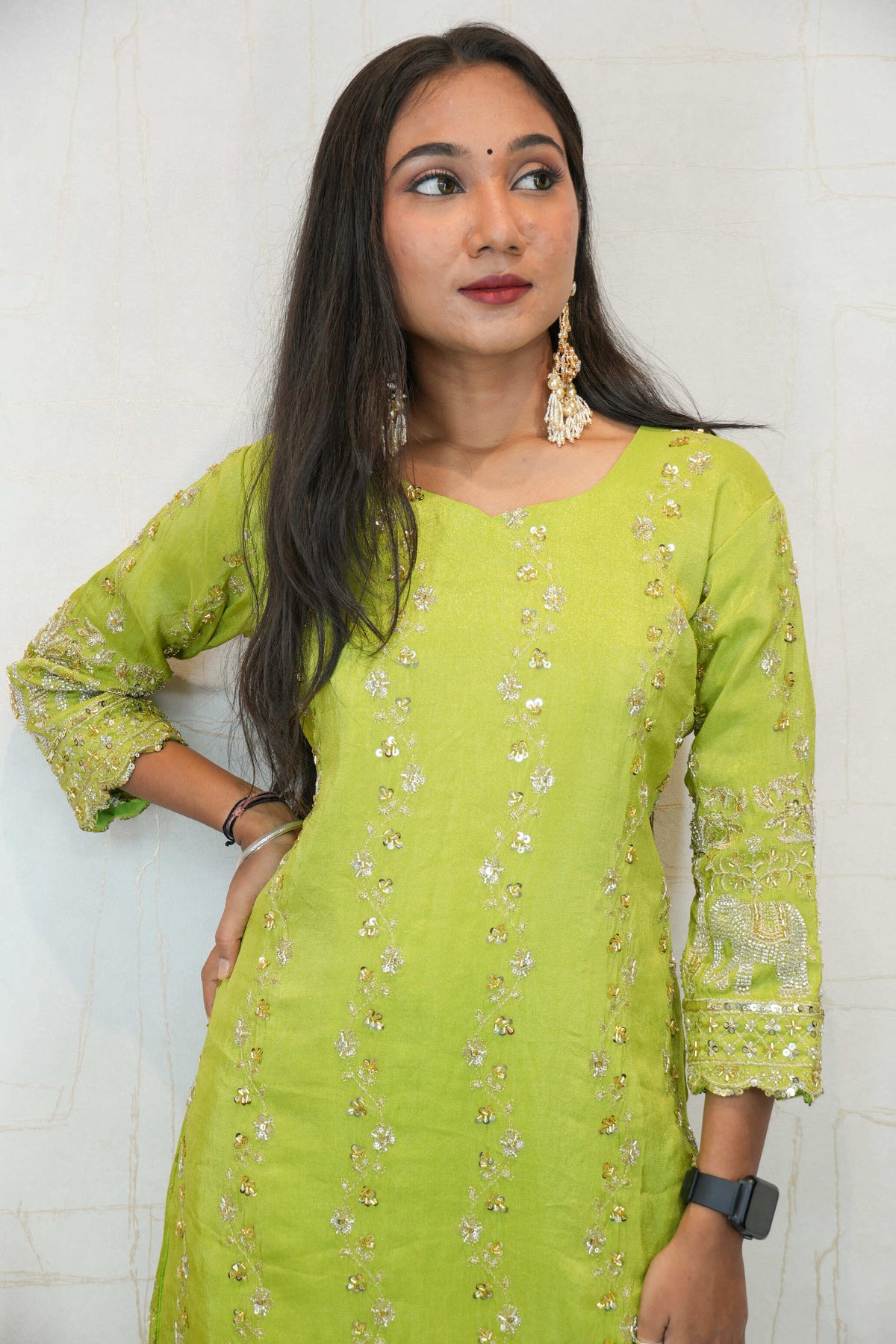 Embroidered Ethnic Kurti