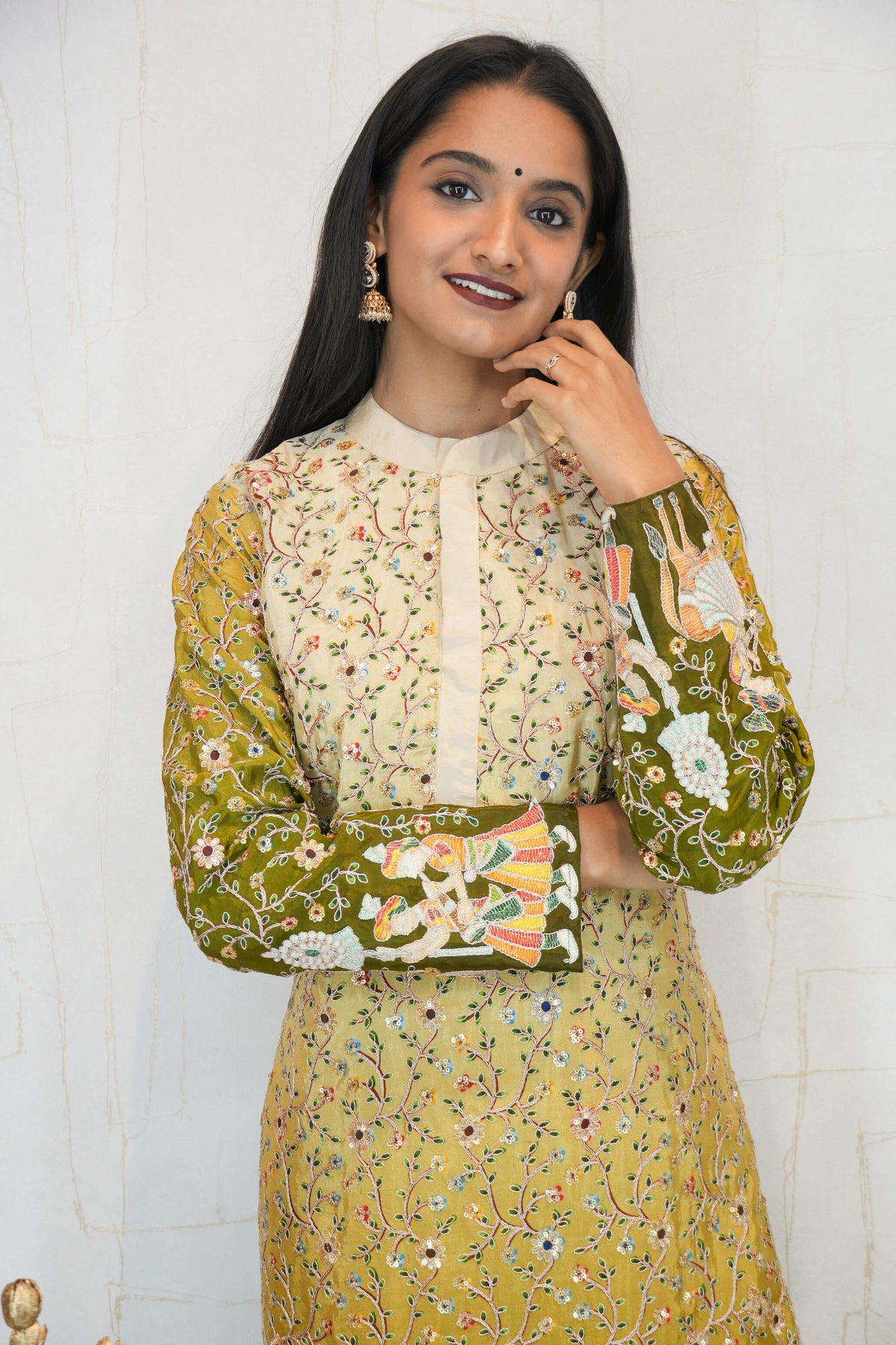 Embroidered Straight Kurta